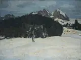 Felix Bürgers, Winter landscape, 1914