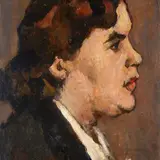 Portrait of a lady by Ludovico Tommasi, Sign at the bottom to the left., offered Apr 2023