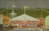 Marcello Boccacci, Carousel, Sign at the bottom to the left.