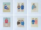Venturino Venturi, Children, Folder containing six lithographs from the Children series. Printed in