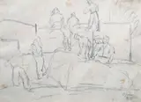 Ottone Rosai, Men at Work, 1932