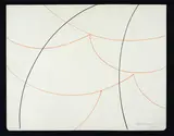 Amintore Fanfani, Spaces, 1971, Pastels on paper