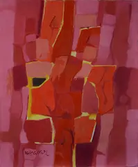 Full summer by Vittorio Sopracase, Mixed technique on wood, offered Mar 2023