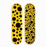 Yaoi Kusama, Red Dots Skateboards, 2018, Skateboard