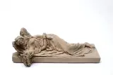 Arturo Viligiardi, The angel of Death, Terracotta sketch for a sepulchral monument. Siena