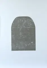 Etching F by Alberto Burri, 1975, Signature lower right; print run lower left; Il Segnapassi editions, offered Feb 2023