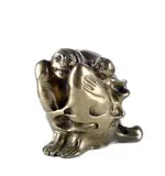 Salvatore Cipolla, Mother and son, Bronze sculpture. On the reverse: signature.