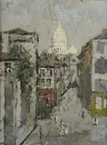 Adolfo Saporetti, Venice, Sign at the bottom to the left.