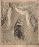 Umberto Boccioni, Study for mourning
