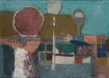 Bruno Saetti, Winter sun - Fresco