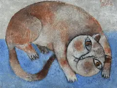 Cat by Franco Gentilini, offered Feb 2023