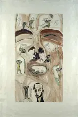 Without title by Francesco Clemente, Signature in the lower right corner. On the reverse: Obelisk Gallery label, offered Feb 2023