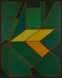 Achille Perilli, The green chant