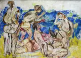Fausto Pirandello, Bathers