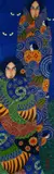 Vittorio Zecchin, Two Women with Shawls and Tiger Eyes