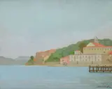 Antonio Donghi, The gulf of La Spezia
