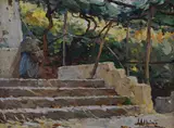 Luca Albino, Pergola and stairway