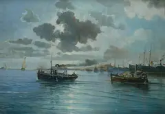 Giacomo Moretti, Boats in port