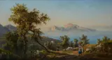 Achille Solari, View of the Gulf of Naples