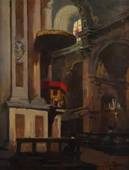 Achille Cattaneo, Church interior