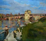 Mario Acerbi, Old bridge in Pavia