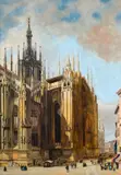 Luigi Bisi, Milan Cathedral, On the reverse