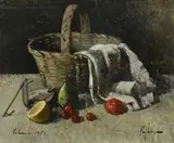 Francesco Pagliazzi, Still life with basket