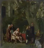 Annibale Gatti, Sketch for historical scene