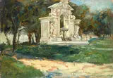 Ancient Roman villa by Ludovico Tommasi, 1900, offered Feb 2023