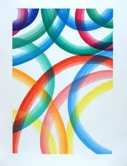 Without title by Piero Dorazio, 1992, offered Feb 2023