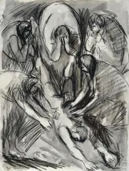The Fallen by Amalia Dupré, Initials lower right., offered Feb 2023