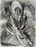Amalia Dupré, The Fallen, Initials lower right.