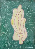 Sauro Cavallini, Figure, Signature lower right.