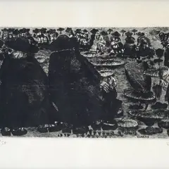 Antonio Zancanaro, Figures, 1959