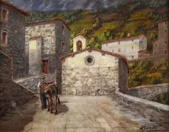 The chapel of Sant'Anna in Raggioli by Mario Bordi, 1943, offered Feb 2023