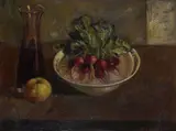 Umberto Mariotti, Still life with radishes