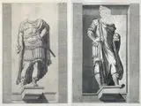 Cherubino Alberti, Sculptures of Emperors, Burin engraving