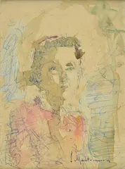 Female portrait by Luigi Mantovani, Signature lower right. & Nbsp;, offered Jan 2023