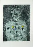 Enrico Baj, Personage of war