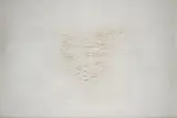 Alberto Burri, White crest, 1971, Signature lower right ; print run lower left. Stamperia