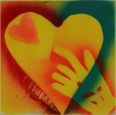 Your hand by Giosetta Fioroni, 2020, On the reverse: signature, offered Dec 2022