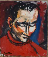 Head study by Renato Guttuso, 1953, offered Dec 2022