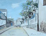 Maurice Utrillo, Rue du mont Genis in Montmatre