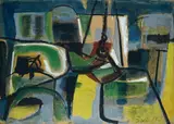 Renato Birolli, Pattern of boats and sea