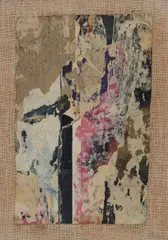Without title by Rotella, On the reverse: Galleria La Bertesca label with data on the work. Giò Marconi Gallery Certificate, offered Dec 2022