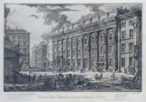 View of the customs house in Piazza di Pietra by Giovanni Battista Piranesi, Engraving from the collection "Views of Rome designed and engraved by Giambattista Piranesi Venetian architect", offered Dec 2022
