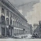 View of the Odescalchi Palace by Giovanni Battista Piranesi, taken from the collection "Views of Rome designed and engraved by Giambattista Piranesi Venetian architect", offered Dec 2022
