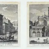 Giuseppe Vasi, Pair of etchings