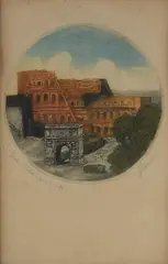 Colosseum and Arch of Titus by Federico Marioni, offered Dec 2022