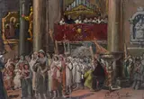 Vittorio Giunti, Church interior - The Procession